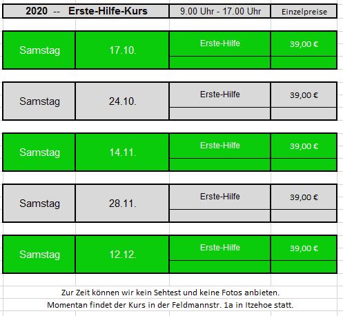 Bitte denken Sie auch hier an Ihren Personalausweis.